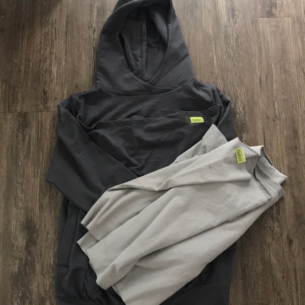 Boba sweatshirt/wrap combo
